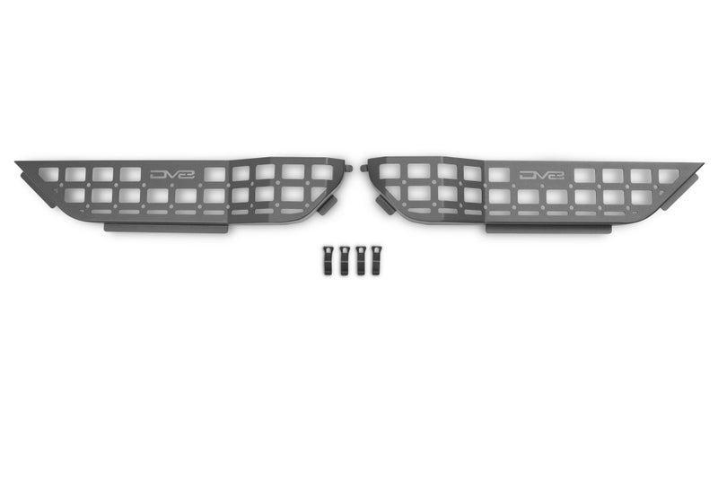 DV8 Offroad Front Door Pocket Molle Panels for The 20182025 Jeep Wrangler JL 20202025 Jeep Gladiator JT Rigid Steel Design Replaces The Weak Saggy Net
