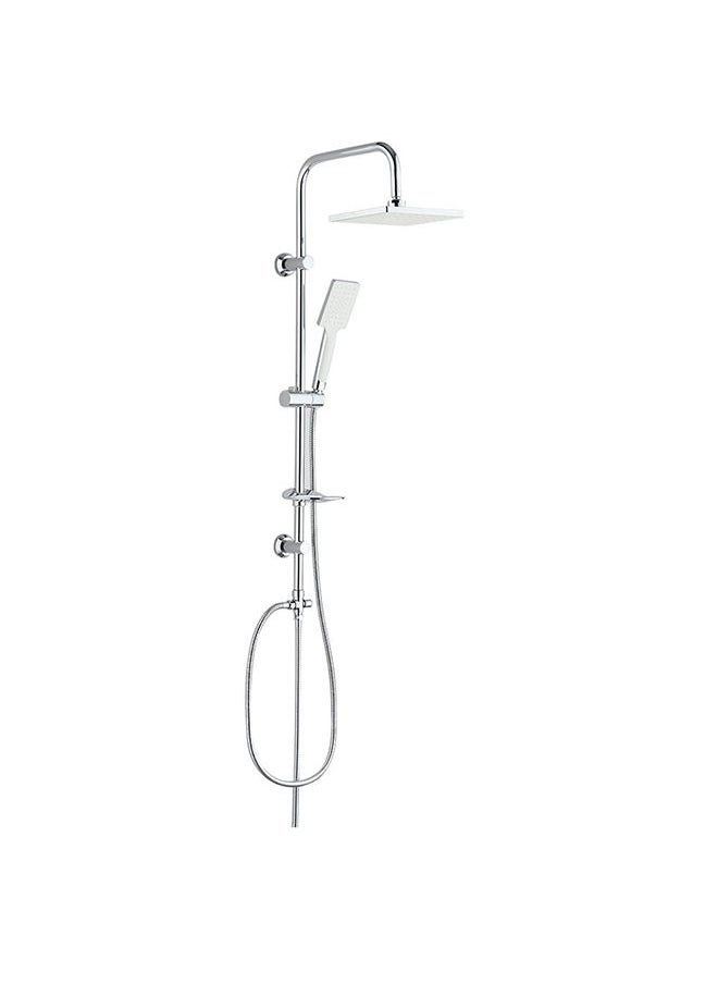 milano - Sigma Shower Column, Stainless Steel Shower Column for Toilets, Bathroom, Lavatory L 101 x W 37 x H 38 cm Chrome - Image 1