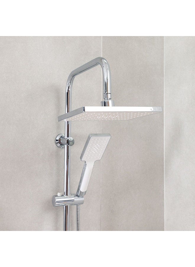 milano - Sigma Shower Column, Stainless Steel Shower Column for Toilets, Bathroom, Lavatory L 101 x W 37 x H 38 cm Chrome - Image 1
