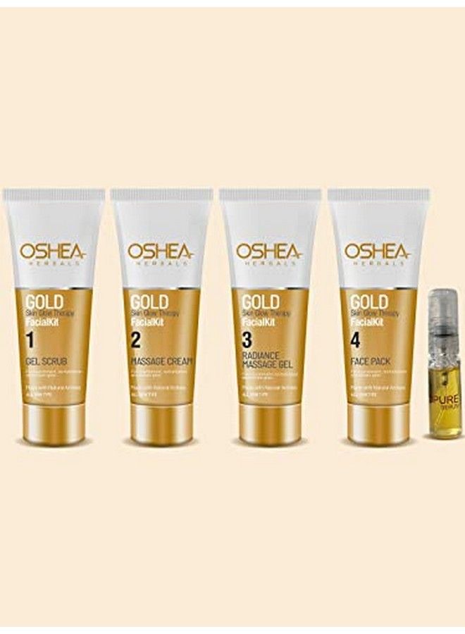 OSHEA Gold Skin Glow Therapy Facial Kit (New) - Image 4