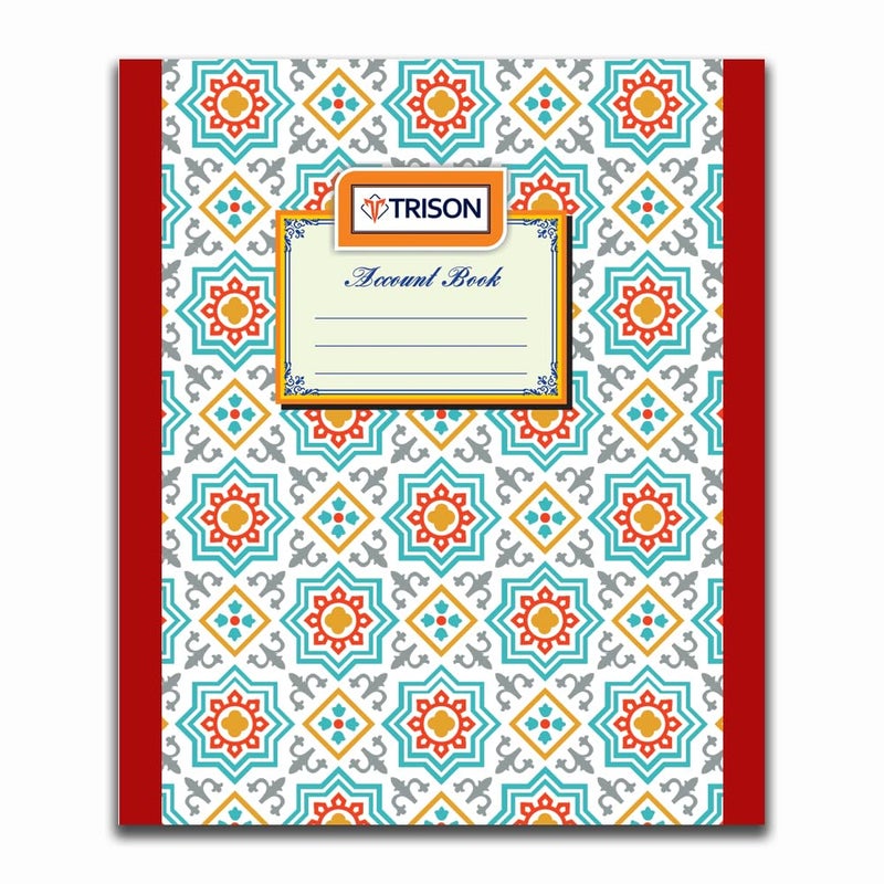 Trison Ledger Accounts Book 220 Pages | Small Size | Copy Size (16x20 cm) | Hardbound | Quire 2 - Image 2