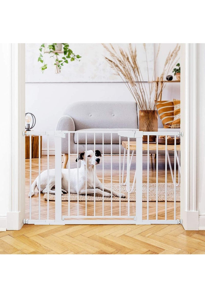 Arabest Baby Gate, Beauenty No Punch Mount Baby Gate for Flat Front, Adjustable Width and Height, Pet Gate for Doorway, Staircase, Indoor  - Image 2