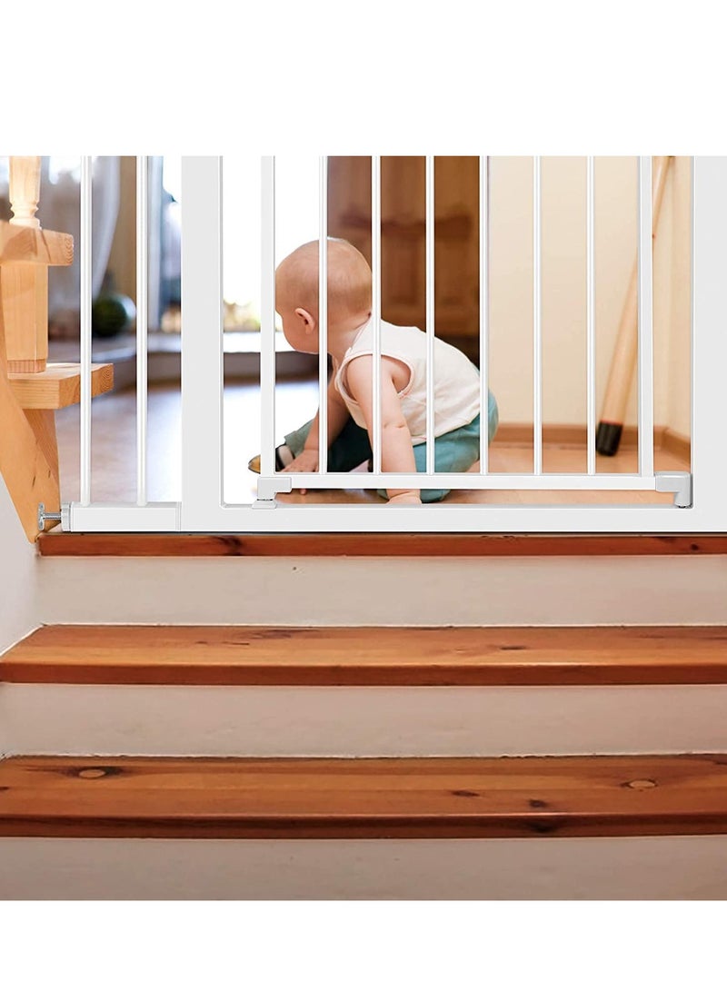 Arabest Baby Gate, Beauenty No Punch Mount Baby Gate for Flat Front, Adjustable Width and Height, Pet Gate for Doorway, Staircase, Indoor  - Image 3