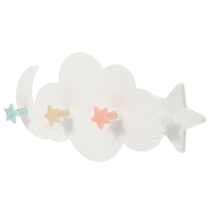 Sticky Cloud Coat Hanger Wall-mounted Door Hanger Multi-purpose Hook Rack - Image 1