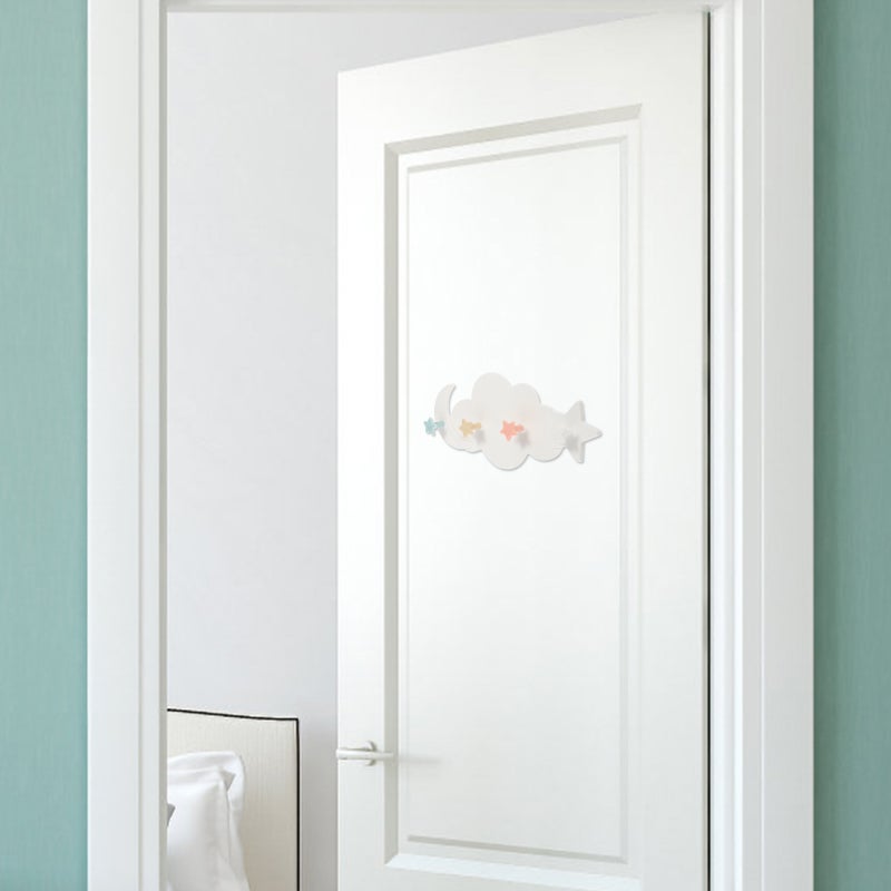 Sticky Cloud Coat Hanger Wall-mounted Door Hanger Multi-purpose Hook Rack - Image 5
