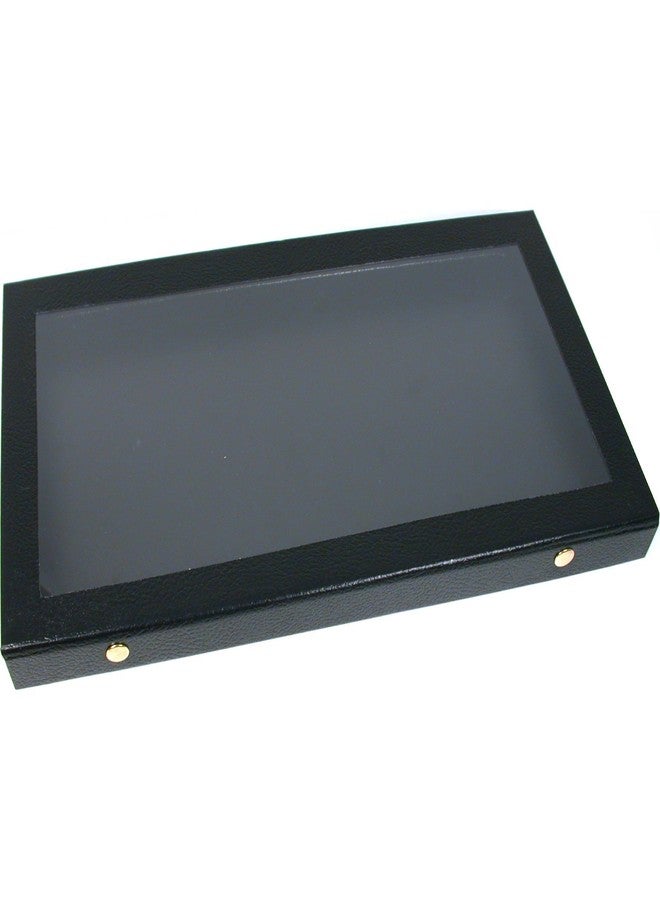 FindingKing Jewelry Box Holder Tray 32 Earring Display Case Organizer Storage Black Clear - Image 3
