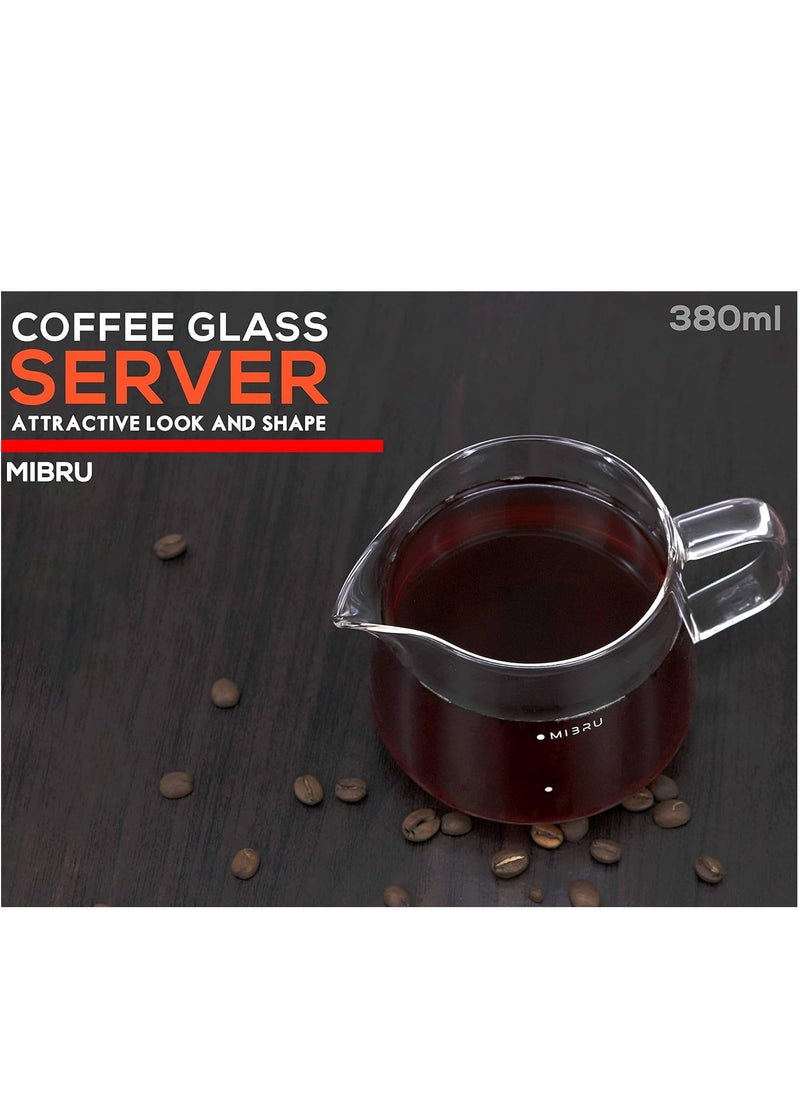 Mibro - MIBRU V60 Coffee Server Heat Resistant Glass Pot - Image 1