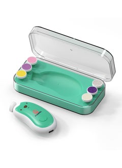 CoomBe Rechargeable Electric Baby Nail File/Nail Trimmer/Nail Cutter/Nail Clipper With Night Light and 6 Filing Heads for Baby and Adult  - Image 2