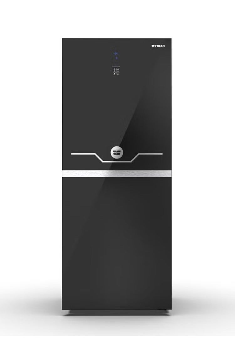 فريش ديب فريزر رأسي 7 أدراج زجاج , تحكم باللمس اسود