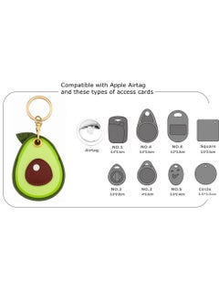 SYOSI 2 Pack 3 in 1 Protective Case Compatible with Huawei Tag / Tile Pro 2022 Mate Apple AirTag / Access Card Keychain Tracker Cover Key Ring for Bag / Suitcase, for Airtags Accessories  - Image 4
