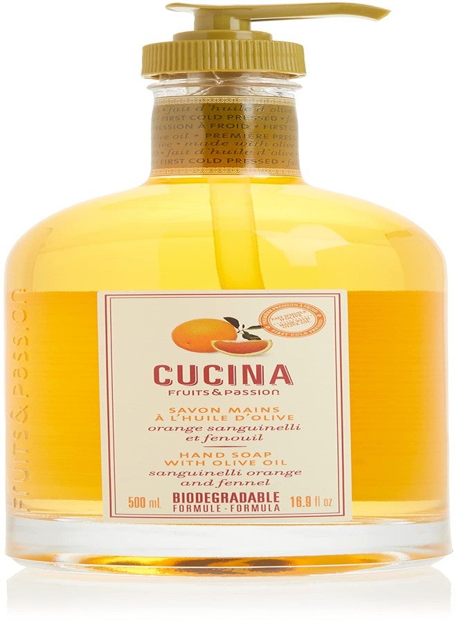 Cucina Sanguinelli Orange and Fennel 16.9 oz Purifying Hand Wash - Image 1