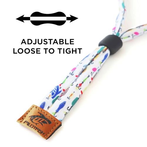 Pilotfish Premium Cotton Eyewear Retainer Sunglass Strap - Multiple Design Options - Soft & Durable Sunglass Holder - Image 3