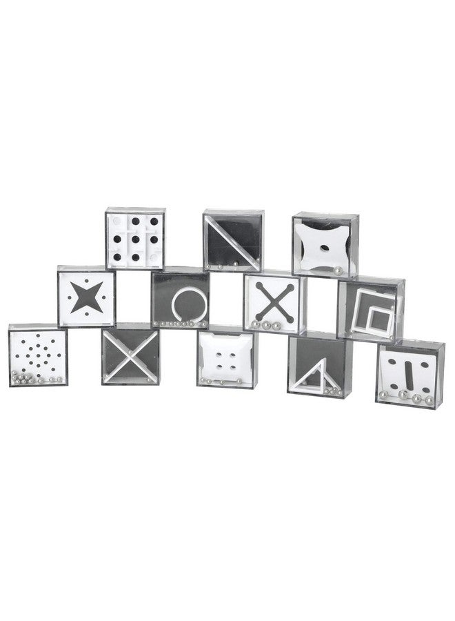 Big Mo's Toys ألعاب حفلات توازن IQ - ألعاب مكعبات للهدية للأطفال والبالغين - 12 لغز - Image 2