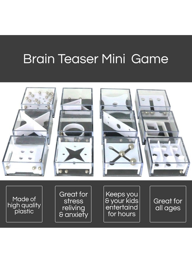 Big Mo's Toys ألعاب حفلات توازن IQ - ألعاب مكعبات للهدية للأطفال والبالغين - 12 لغز - Image 4