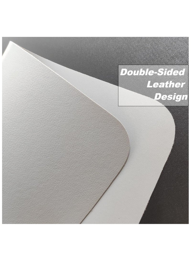 BenQuand PVC Leather Mouse Pad/Non-Slip Mouse Pad/Double Side Mouse Pad/Waterproof Mouse Pad for Computers,Laptop,Office & Home…  - Image 3