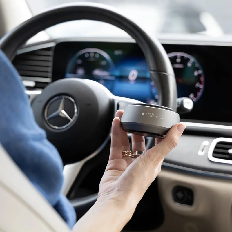 Hotel Collection  Hotel Collection Chauffeur Car Scent Diffuser | Portable Air Freshener | Luxury Nebulizing Diffuser | Aromatherapy Diffuser for Essential Oils | Cordless Super Quiet Device (Oil Not Included)  | Best Price UAE