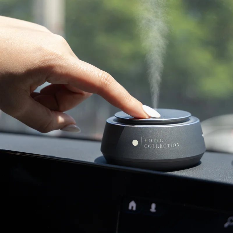 Hotel Collection  Hotel Collection Chauffeur Car Scent Diffuser | Portable Air Freshener | Luxury Nebulizing Diffuser | Aromatherapy Diffuser for Essential Oils | Cordless Super Quiet Device (Oil Not Included)  | Best Price UAE
