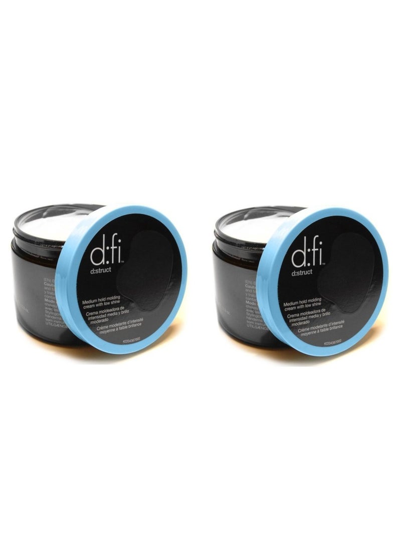 D:fi Hair - D:fi Hair Distruct Medium Hold Molding Creme 2 Pack 2.65 oz - Image 1