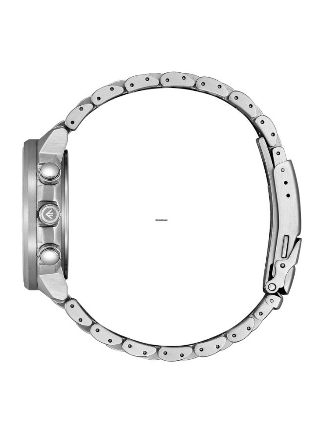 CITIZEN Promaster Sky Eco‑Drive Men's Watch AT8300‑58E, 41 mm Black Dial, Stainless Steel Bracelet, Radio‑Controlled Chronograph, 200 m WR - Image 3