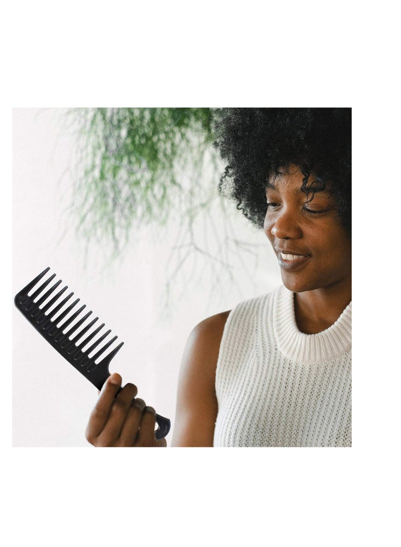Jumbo  Wide Tooth Comb - An Afro Comb made for Detangling Hair - Detangles Long, Wet or Curly Hair - Made with tough ANTISTATIC Plastic-multicolour - Image 3