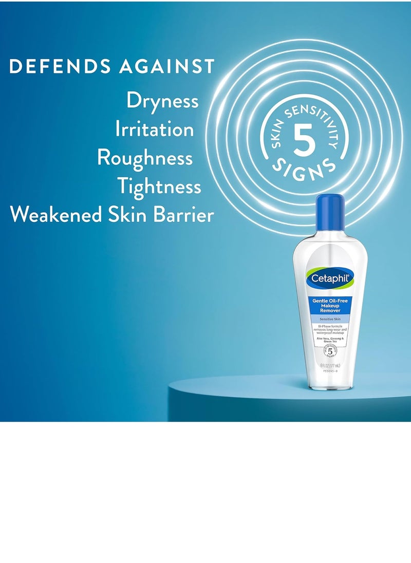 Cetaphil Cetaphil Gentle Waterproof Makeup Remover, 6.0 fl oz  - Image 2