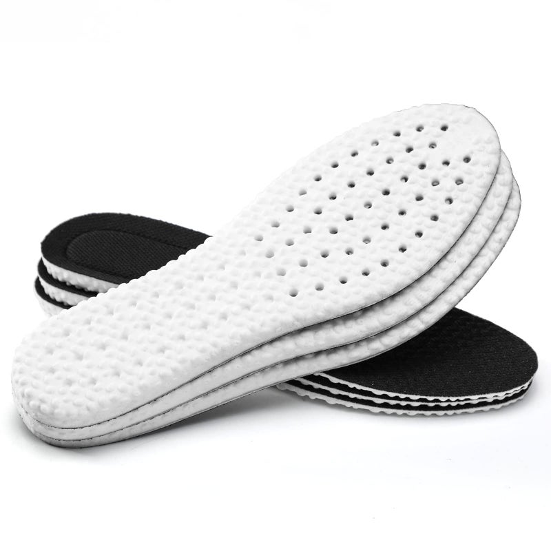 XINIFOOT أحذية XINIFOOT 3 أزواج من النعل المرن لامتصاص الصدمات إدخالات PU المرنة تخفف من آلام القدمين أقصى وسادة مريحة للرجال باللون الأسود - Image 3