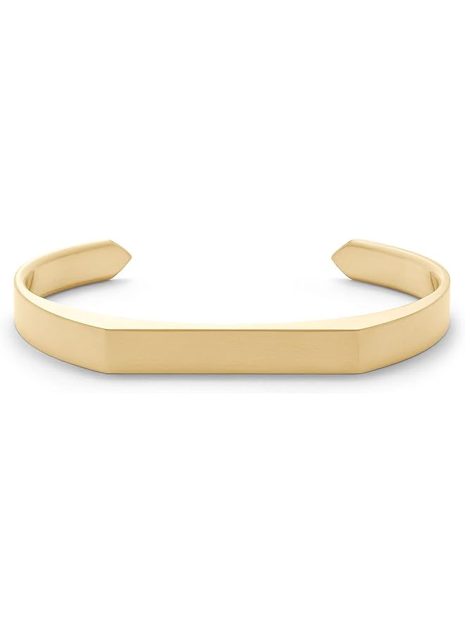 ام في ام تي سوار رجالي من الفولاذ المقاوم للصدأ ذو منصة ذهبية صفراء - Image 1