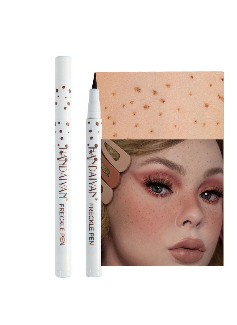Handaiyan HANDAIYAN Freckle Pen 4 Colors Available, Natural Lifelike Freckle Makeup Pen, Waterproof Long Lasting Quick Dry Natural Makeup (2)  - Image 1