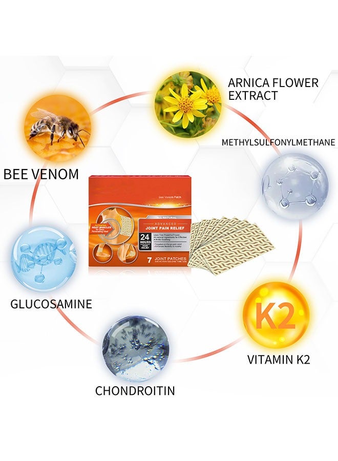 EELHOE Advanced Joint Pain Relief Joint Care Patch for Relieving Shoulder Neck Lumbar Spine Hand Foot Knee Pain and Body Care Patch All-Natural Ingredients for Effective Arthritis Soothing - Image 3