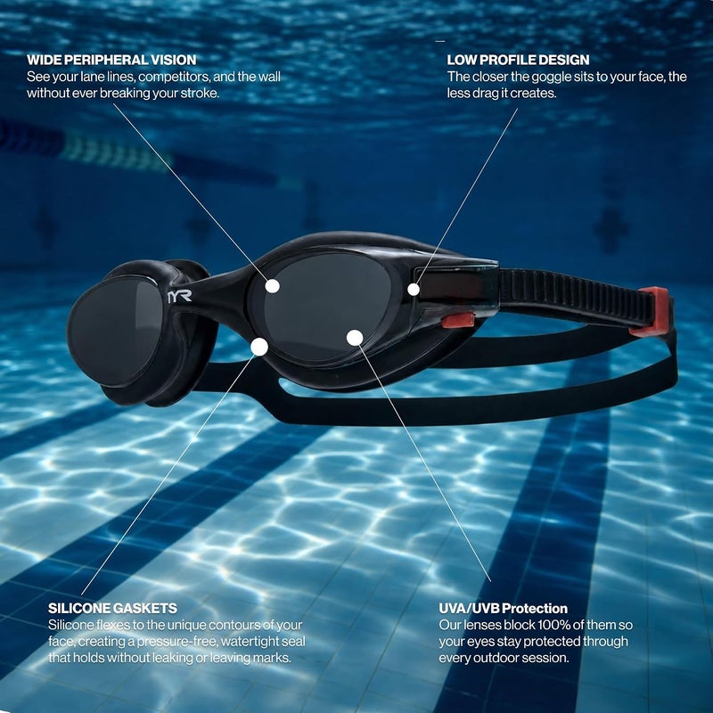 TYR Unisex Vesi Vesi smoke clear - Image 3