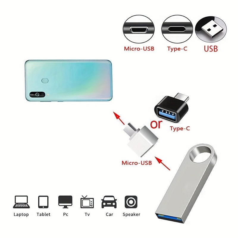 1 Gray USB 2.0 Metal Flash Drive 4GB Pen Drive Stick Storage Key - Image 5