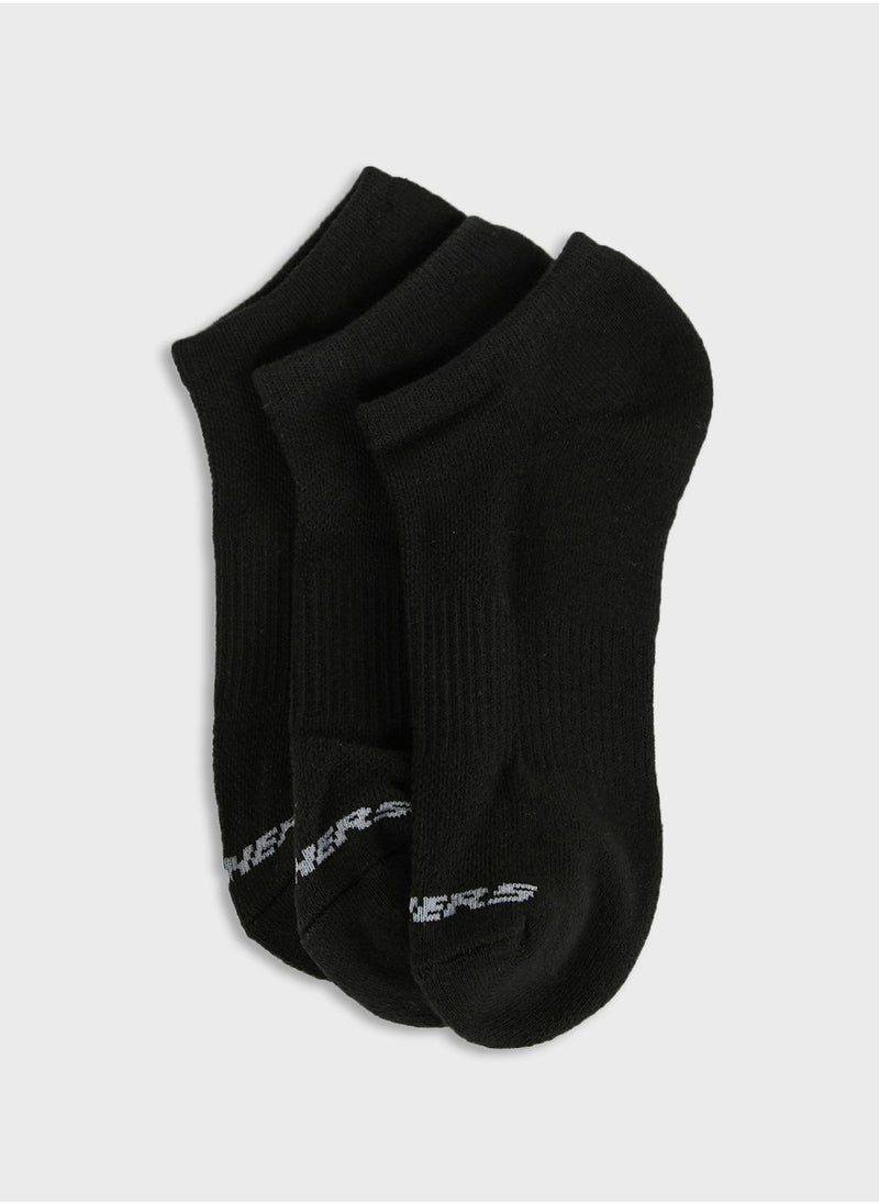 SKECHERS 3 Pack No Show Socks  - Image 1