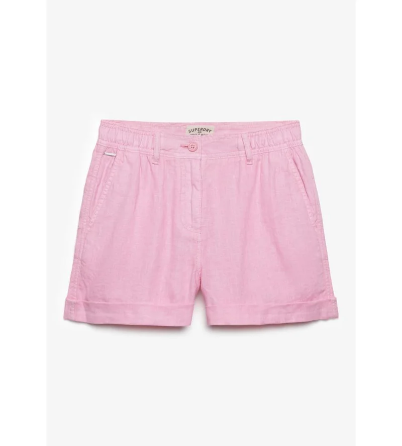 Superdry Mid Rise Linen Shorts