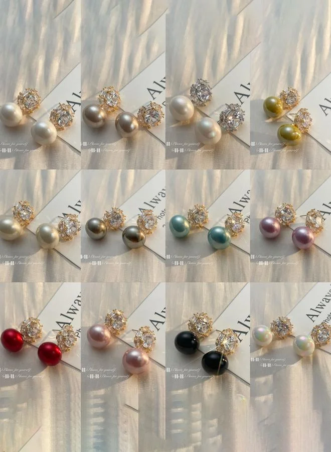 Take Two  Faux Pearl Dangle Earrings for Women | Best Price UAE