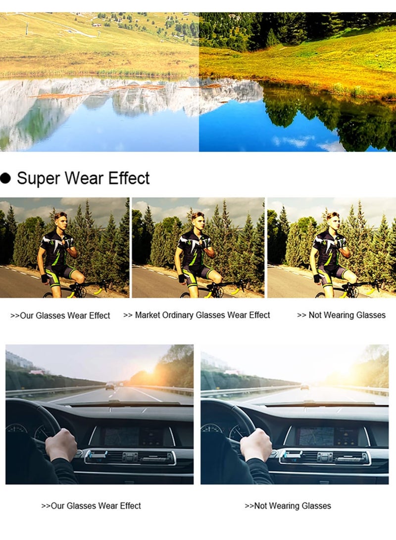 POLITE Camouflage Green Military Style Sunglass for Men and Women, UV400 Polarized Outdoor Sunglasses for Cycling, Fishing, Hunting, Running, Offroad Driving - Image 5