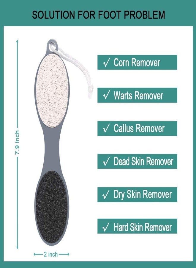 KIRA Professional Sided Foot File, Double Sided, Scrubber and Metal File, Blue - Image 3