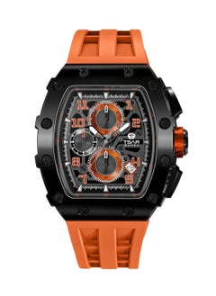 Men's Chronograph Luminous Dial Sapphire Crystal Watch - TB8204Q-12 - 43mm