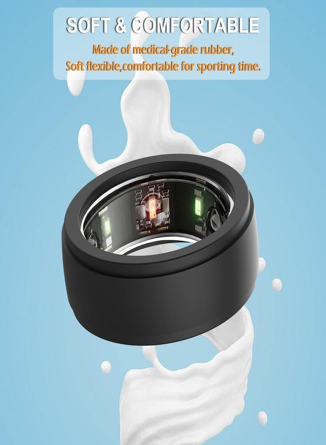 BOTOMALL 7 عبوات غلاف سيليكون متوافق مع حلقة أورا جين 3 4 وحلقة سامسونج جالاكسي - واقي ناعم رقيق مرن للتمارين الرياضية للرجال والنساء - Image 2