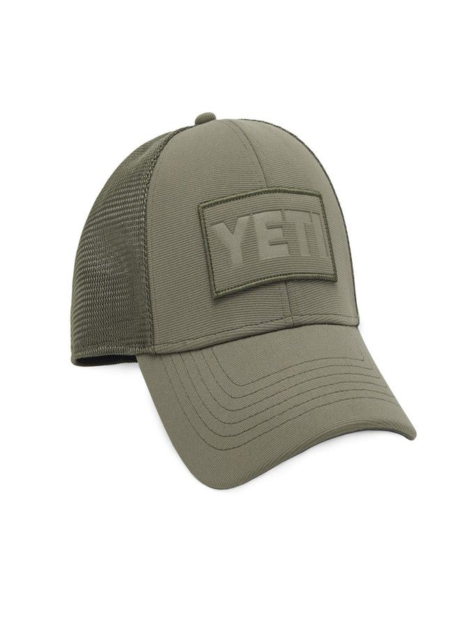 YETI Patch Trucker Hat, Olive, One Size - Image 2