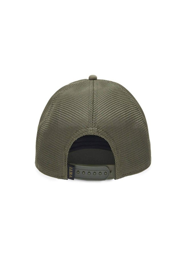 YETI Patch Trucker Hat, Olive, One Size - Image 3