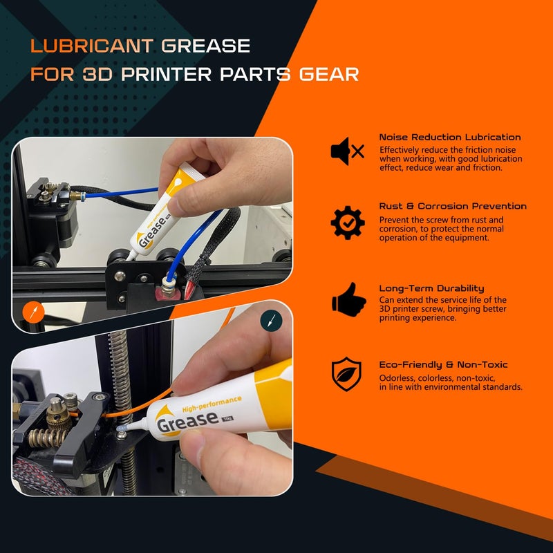 AEORUM Essential 3D Printing Accessories Kit Includes 3D Printer Glue Sticks Adhesive for Hot Bed, 3D Printer Nozzle Cleaning Coating, Lubricant Grease, Suitable for All 3D Printers (6-Piece Set) - Image 5