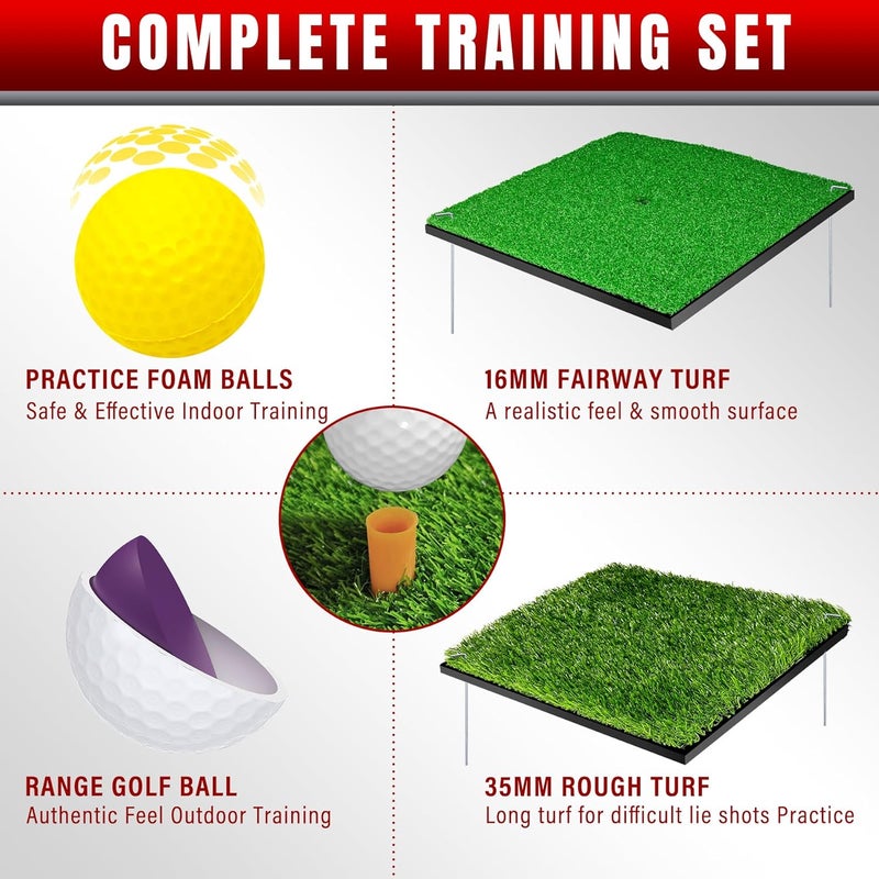 DURARANGE Pop-Up Golf Chipping Net - Ultimate Target Training Chip Aids for Precision & Distance, Outdoor | Indoor Practice, Golfer Gift - Image 4