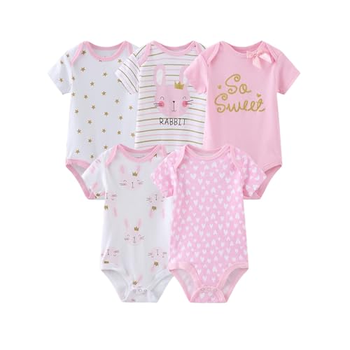 MAMIMAKA Newborn Layette Gift Set 27-Piece Baby Girl Clothes Bodysuits, Pants Essentials and Accessories 0-6Months - Image 3