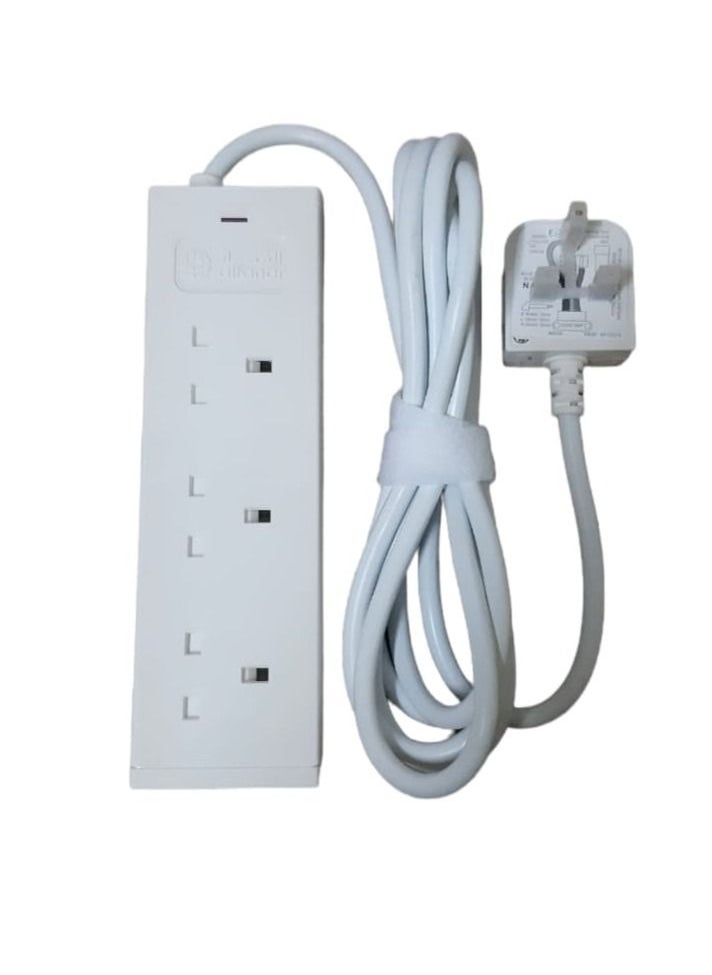 alfanar - Electrical connection of 3 sockets white 3 meters - Image 1