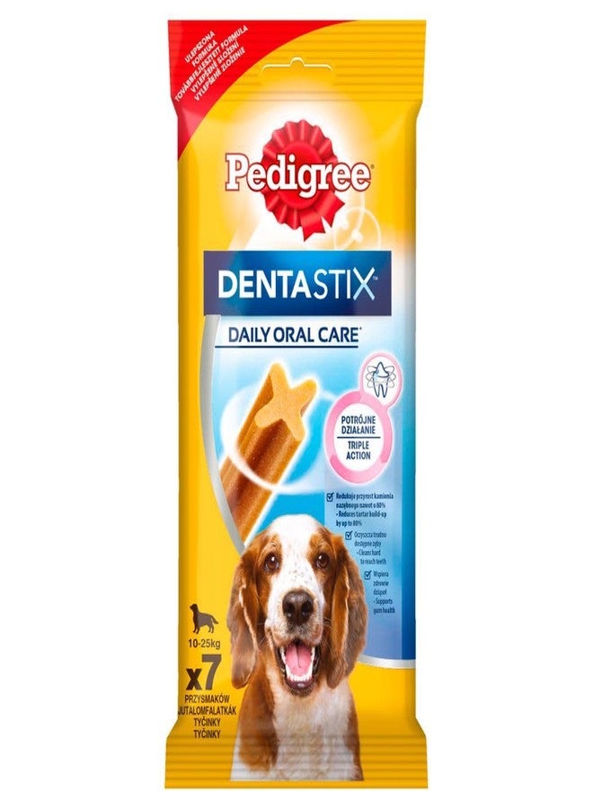 Pedigree Dentastix Daily Oral Care For Dog of All Life Stages, Chicken Flavour (Medium, Pack of 7 Sticks)