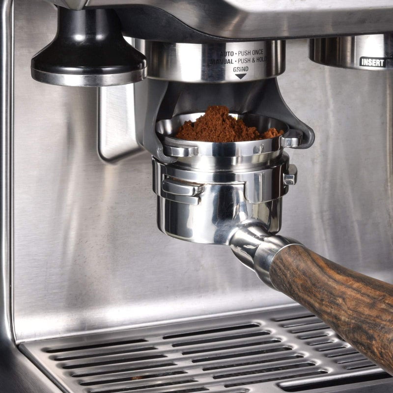 MATOW قمع جرعات بدون استخدام اليدين، قمع جرعات MATOW بقطر 54 مم مع زر طحن متوافق مع فلاتر بورتا فيلتر بريفيل بقطر 54 مم - Image 3