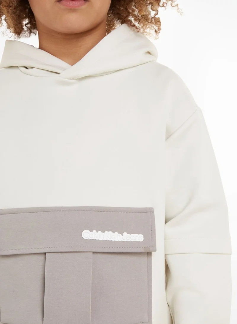 Calvin Klein Jeans Kids Color Block Hoodie