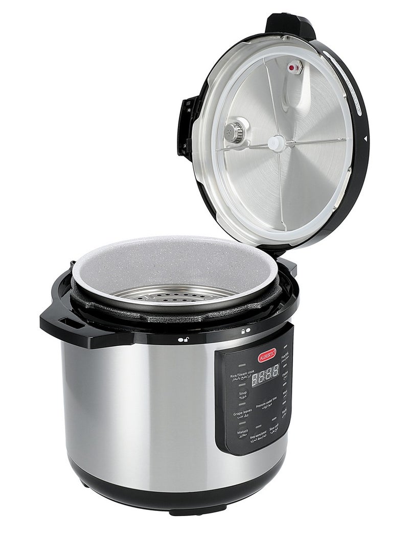 Electric Pressure Cooker 6 LT 1000W Granite inner POT silver/black - pzsku/ZD338361CE3CDEA2913D1Z/45/_/1707041145/19f93a4d-d77f-4c83-9d6e-7a4c86bfef41