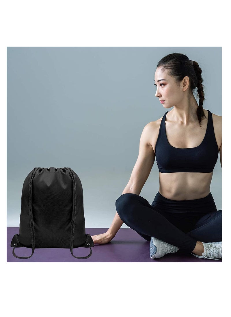 SYOSI - 24 Pack Drawstring Bags Drawstring Backpack Cinch Bag String Bags Dancing Bag Fashion Dance Bag Drawstring Gym Bag for Beach Hiking Bags Sequin Backpack Group Activity Kids Party - Image 1