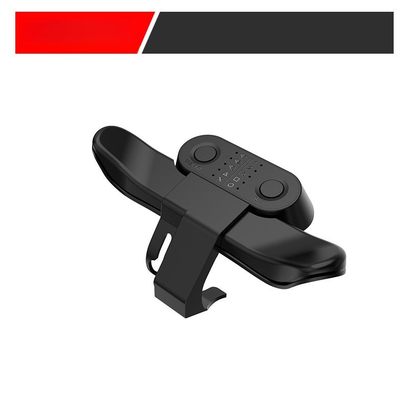 PS4 wireless handle back clip back button PS4 gamepad expander mapping Turbo burst function black - Image 3